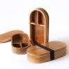 Wooden Bento Oval - Peralatan Makan