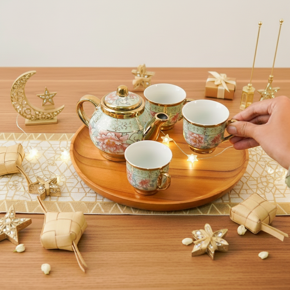 ukuran tangan teko golden of samira