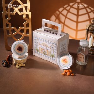 souvenir haji umroh Marwah isi kurma zamzam custom Dekayu putih elegan