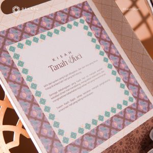 souvenir haji premium MUZDALIFAH isi box kurma zamzam custom Dekayu