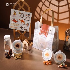 souvenir haji umroh SAFA isi tas kurma zamzam custom Dekayu